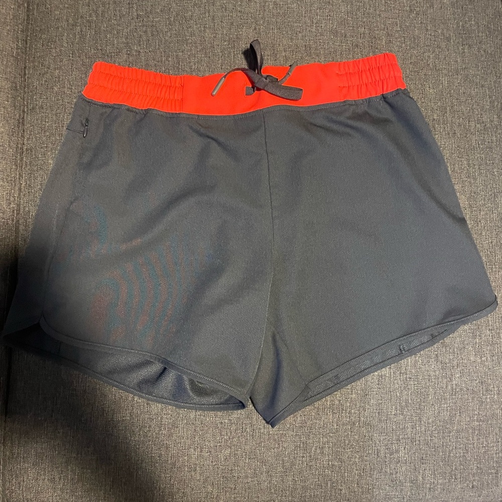 Zyia Charcoal Flyweight Zipper Shorts